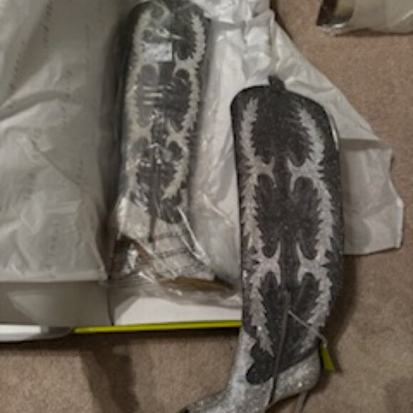 Gianni Bini - KatyannaTwo Over-the-Knee Rhinestone Embellished Western Dress Boo - Picture 2 of 5